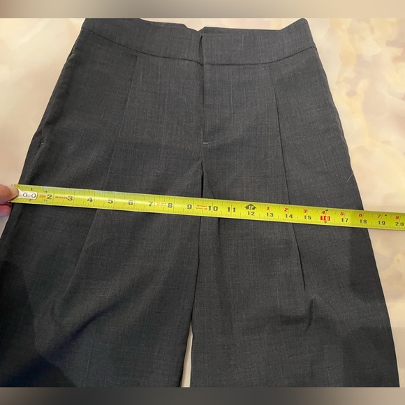 Theory women wool blend pants in grey size 4 - Picture 4 of 7